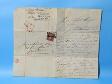1844 penny red - penny, letter