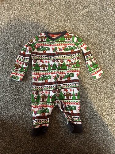 The grinch sleepsuit 3 - the, 0-3