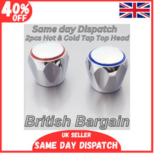 2pcs Hot & Cold Tap Top Head