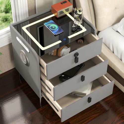 Smart nightstand with - nightstand,