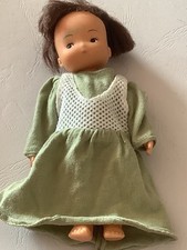 Vintage Matilda Doll Pedigree Toys 6 " 1979 In Pale Green Dress