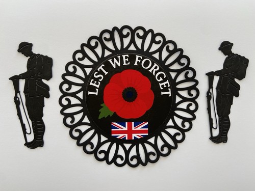 Lest forget doily with - we,
