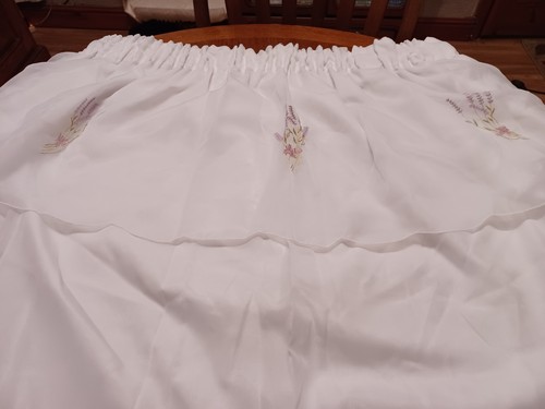Pair white curtains - white,
