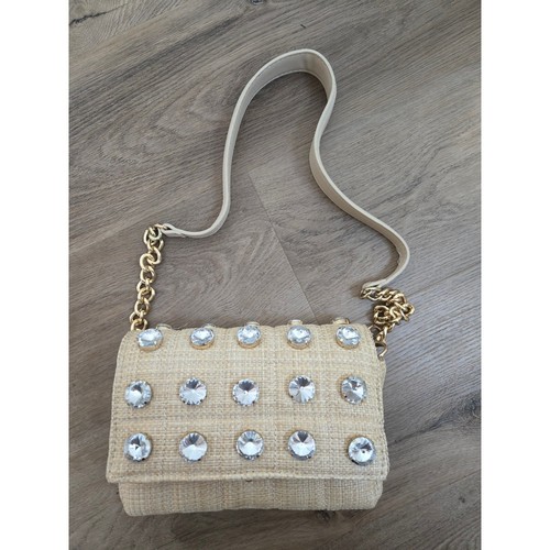 Zara beige quilted woven straw - woven,