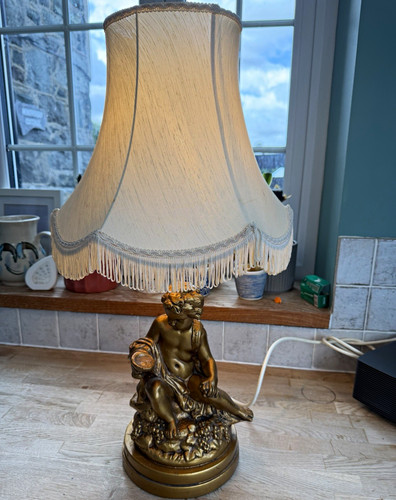 Vintage retro cherub - vintage, angel