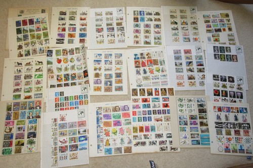 Joblot sheets old stamps - joblot, 20