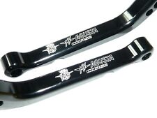 MV AGUSTA F3 675  2012-2018 LONG BLACK BRAKE AND CLUTCH LEVERS ROAD RACE TS201