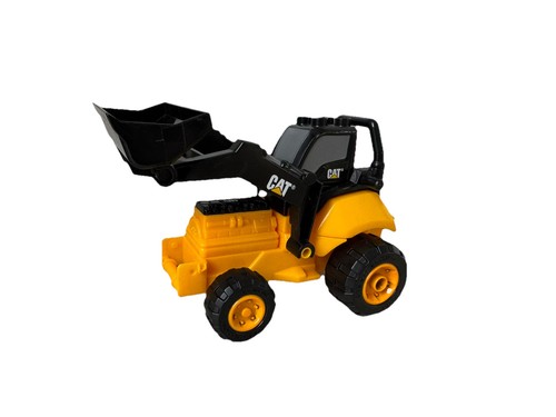 Cat backhoe mega bloks blocks - backhoe,
