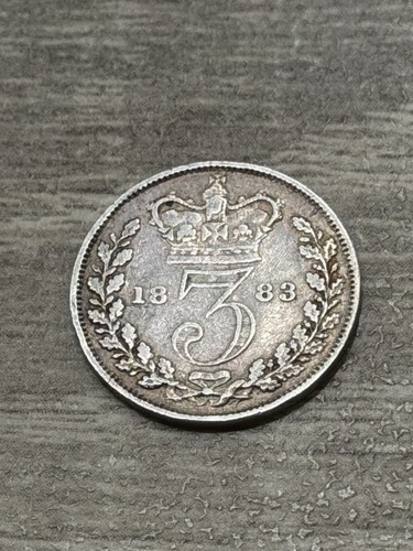 Victoria threepence 1883 - victoria,, threepence,