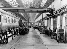 Old train photo the london - train,