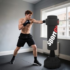 Freestanding Punching Bag, 175cm Heavy Boxing Bag with Stand for MMA Kickboxing