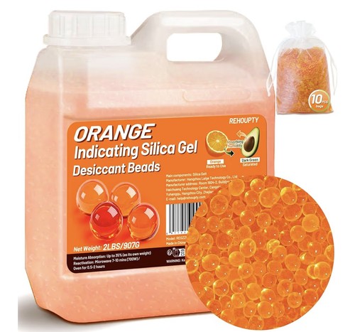 Orange indicating silica - indicating,