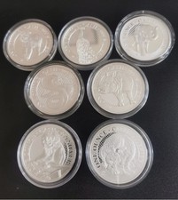 7 x 1oz Silver .999 India