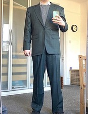 Bespoke 50s Style Suit Olive