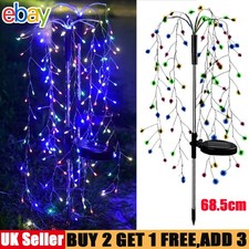 2Pcs 120LED Solar Power