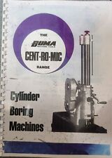 Buma cylinder boring bar instructions manual booklet (Model-APM JBM & L)