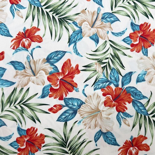 Cotton fabric tropical - -,
