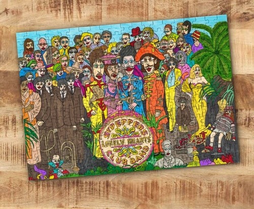 Sgt pepper artwork jigsaw - sgt,