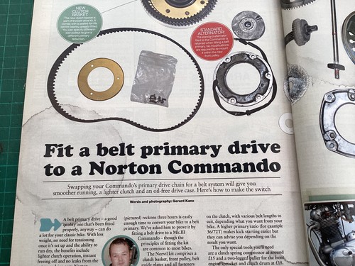 Norton commando belt - norton,