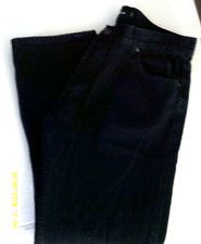 MEN'S FIRETRAP BLACK DENIM BUTTON FLY JEANS SIZE 34S WAIST 34".LEG 29"