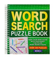 Spiral bound word search - word,