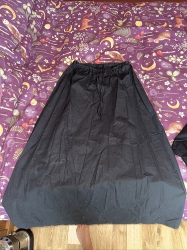 Black cotton drawstring - cotton, waist