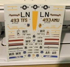 XTRADECAL X006-48 WATERSLIDE AIRCRAFT DECALS