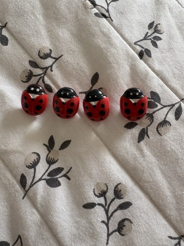 Ladybird buttons set - ladybird, four