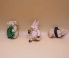 3 x Piggin Fridge Magnets in
