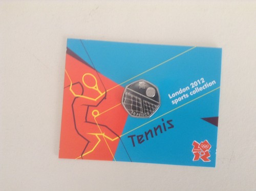 2012 olympic 50p - , tennis