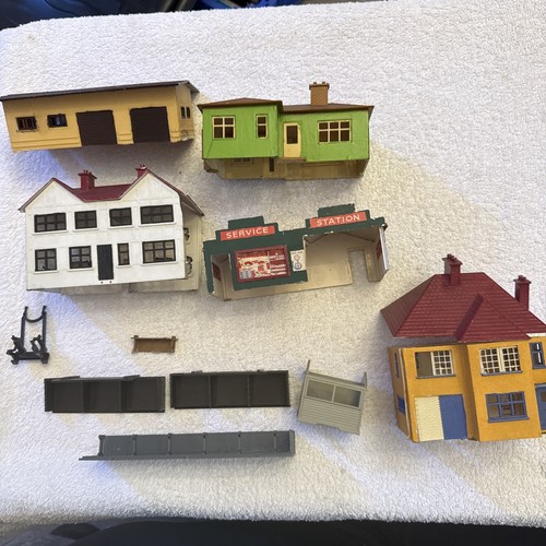 Vintage plastic building - plastic, building’s