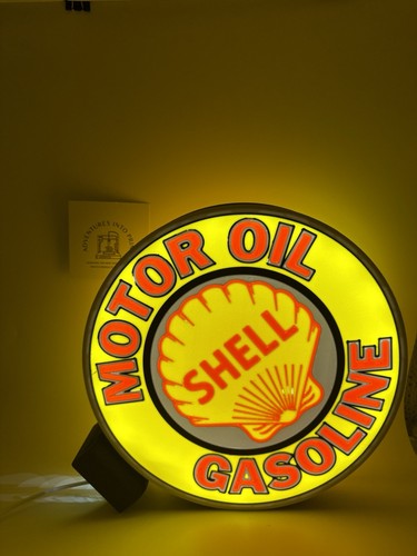Shell motor oil themed light - motor,