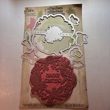 The Tim Holtz Alterations Season Greeting, Blueprint dies and stamps set  660064