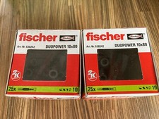 50 X Fischer Duopower  Wall