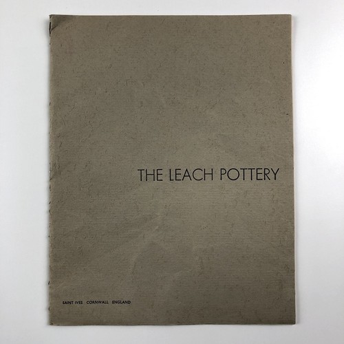 Leaflet the leach pottery - pottery, by