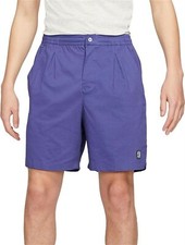 Nike Court Heritage Tennis Shorts - Men's M in dark purple dust RRP £45