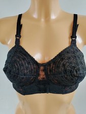 VINTAGE RARE 1951-1952 LOVABLE RINGLET SINGLE STITCH BLACK BULLET CONE BRA