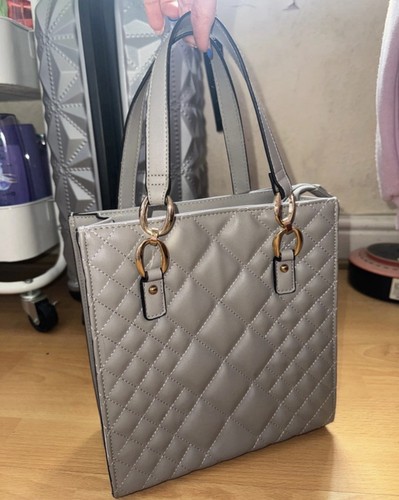 Grey handbag - grey,