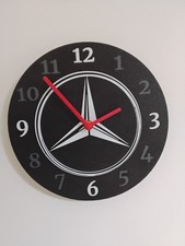 mercedes wall clock