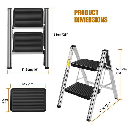 Folding step ladder - ladder,, heavy