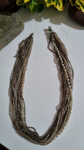Beaded necklace costume - beaded,