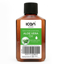 Ican 100% pure & natural Aloe Vera oil for hair, skin 50ml travel size