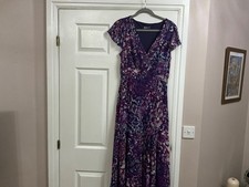 Per Una Purple Dress Maxi Size 16 L Excellent Condition.