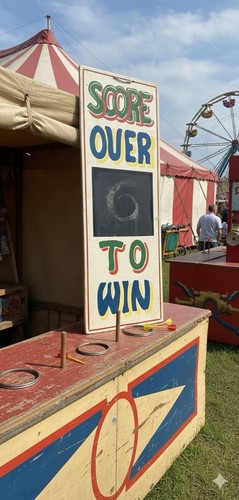 Authentic vintage fairground - vintage,