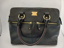 Modalu Black Leather Grab Bag