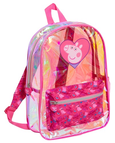 Peppa pig transparent backpack - peppa,