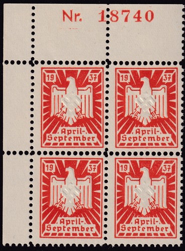 Stamp germany revenue block - stamp,