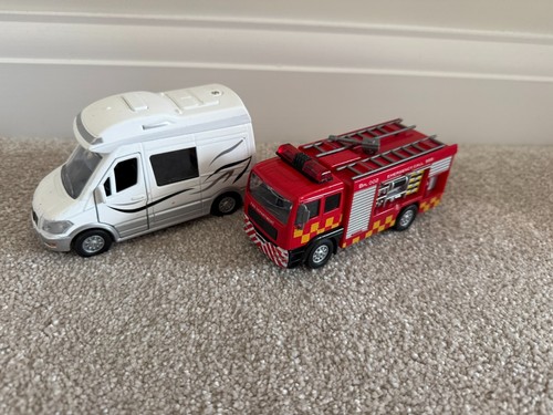 Diecast large vehicle fire - -,