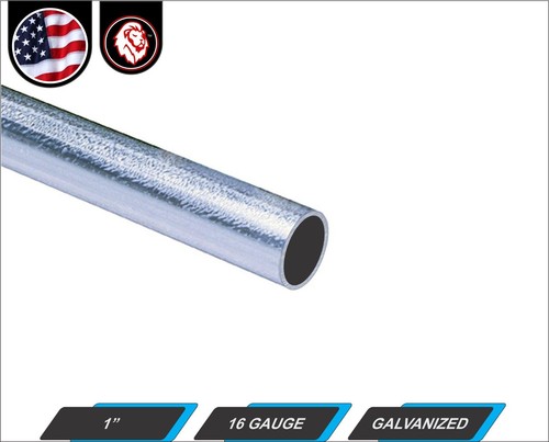 Galvanized round metal - 1", tube