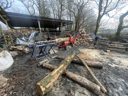 Firewood processor hire - firewood,